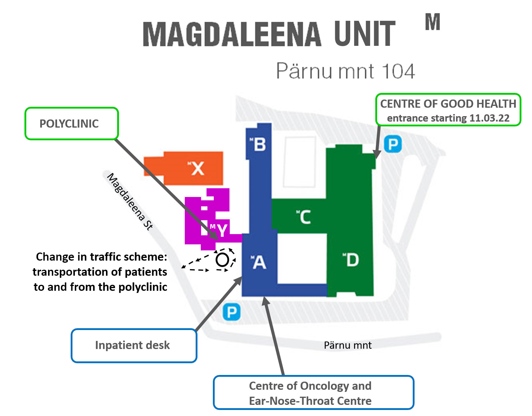 Magdaleena üksuse plaan