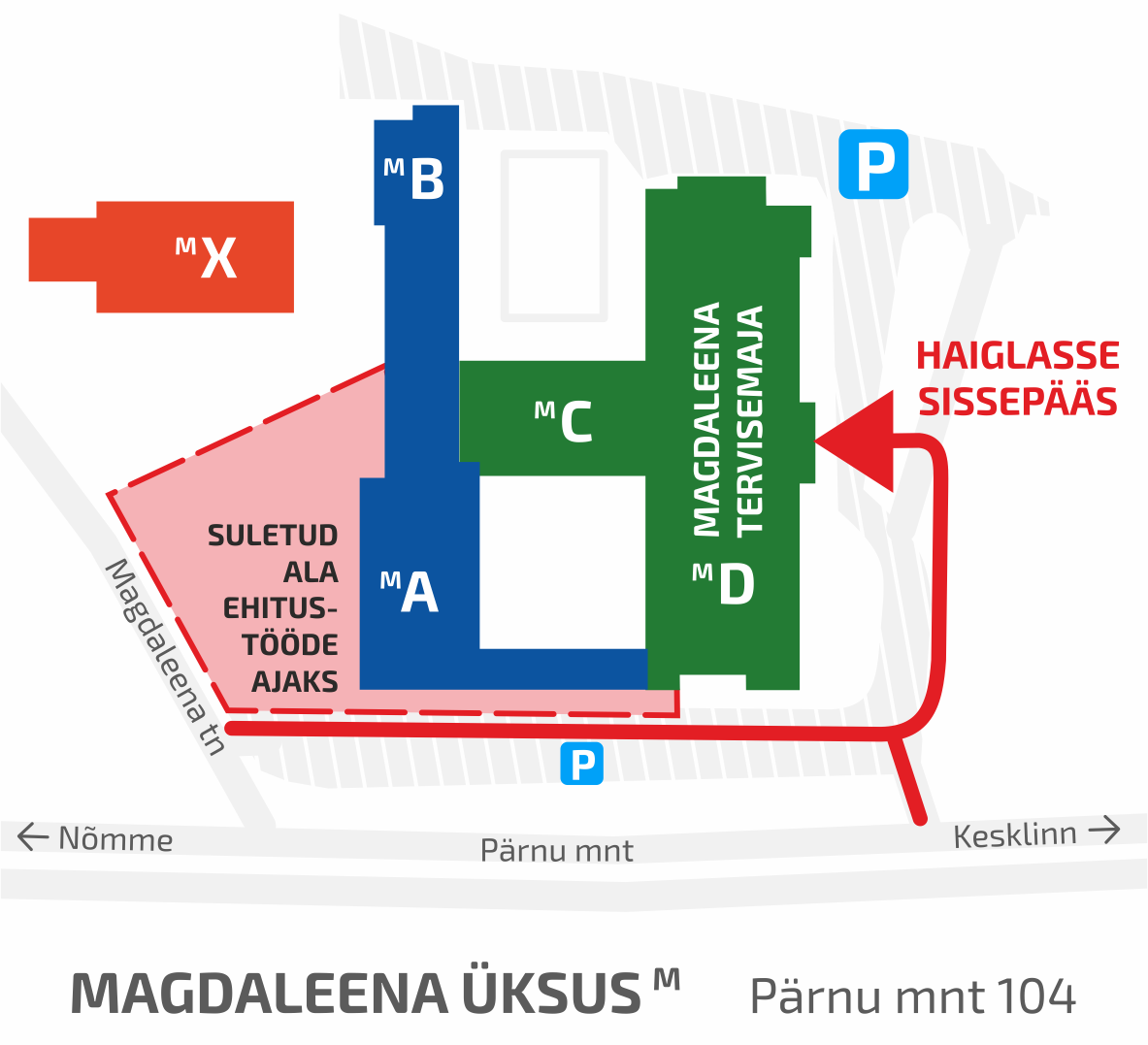 Magdaleena üksus remondi ajal