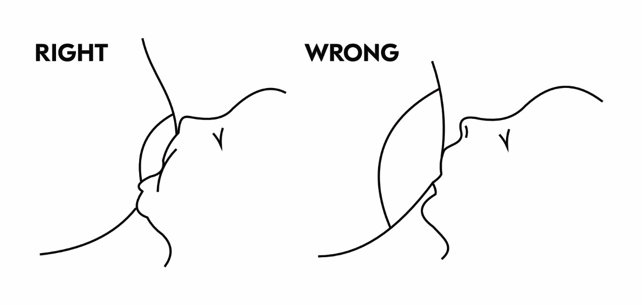 Figure 1. Author: Ülle Lember (Estonian Birth and Breastfeeding Support Society brochure "Mother's milk is best for a baby. Part II")