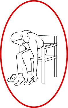 Toimingute tegemine puusaliigest liigselt painutades.