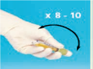 Figure 5. Inverting the vacuum tube