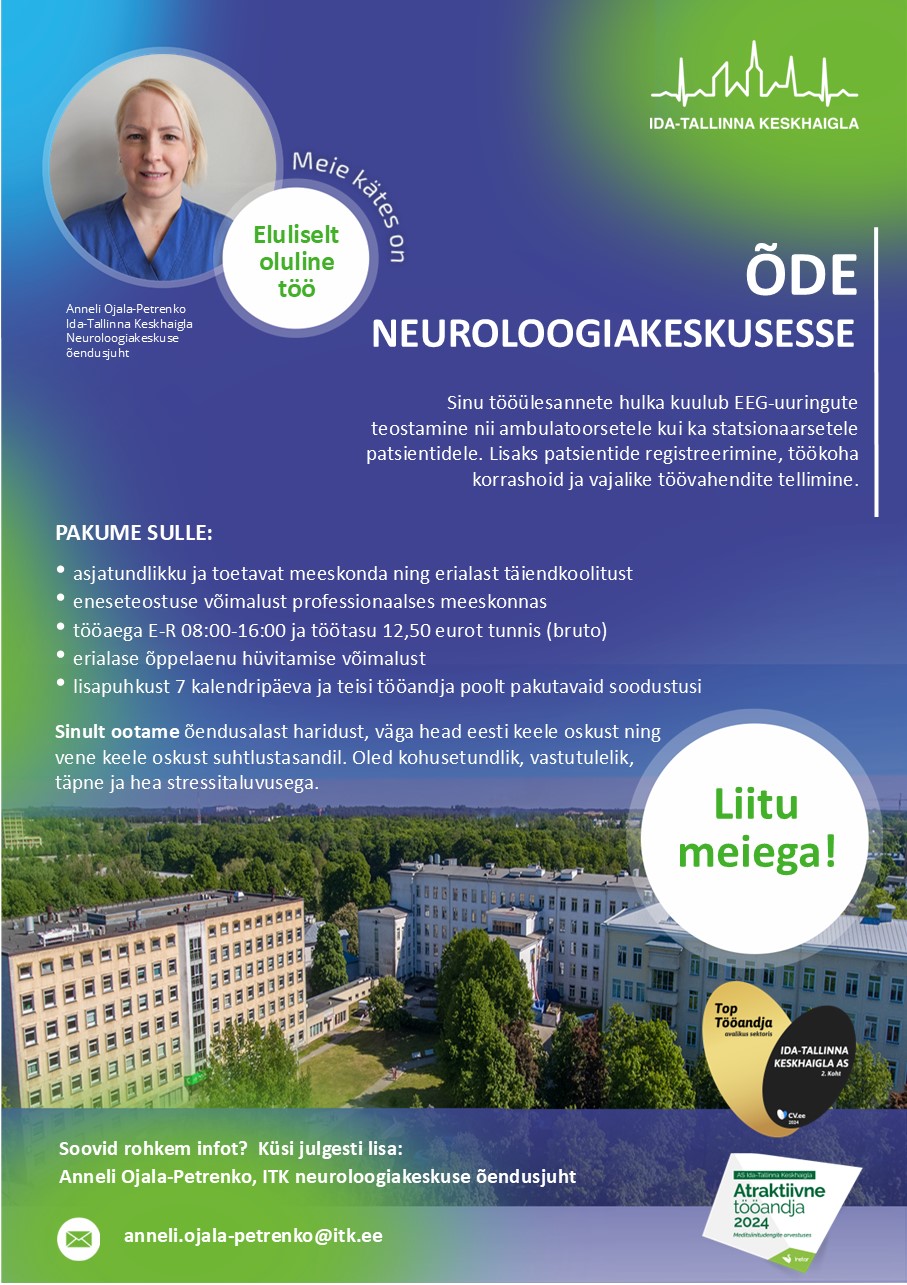 Õde neuroloogiakeskusesse