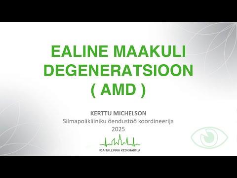 Ealine maakuli degeneratsioon – mis see on ja kuidas sellega toime tulla?