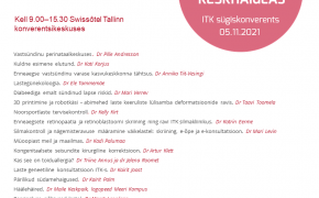 ITK sügiskonverents Lapspatsient Ida-Tallinna Keskhaiglas